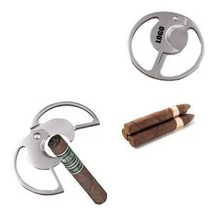Elegant Circle Shaped Cigar Clipper With Sharp Blades 1