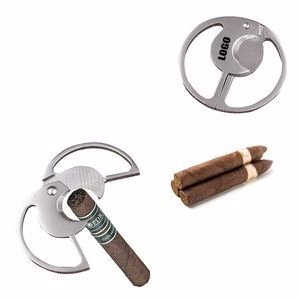 Elegant Circle Shaped Cigar Clipper With Sharp Blades
