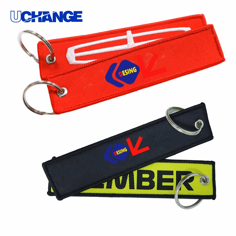 Embroidered Keychain Luggage Tag
