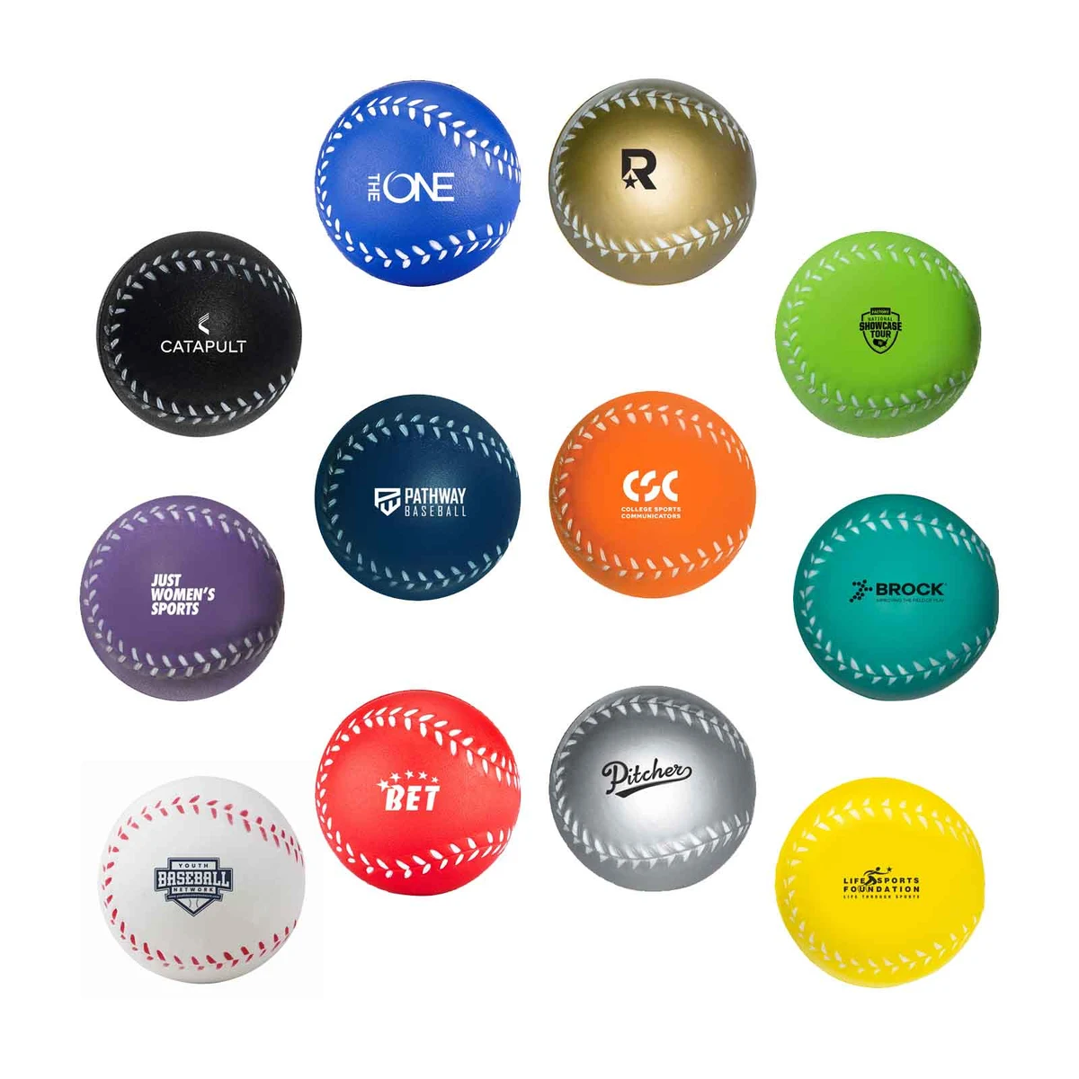 2 1/2" Baseball Stress Reliever 1