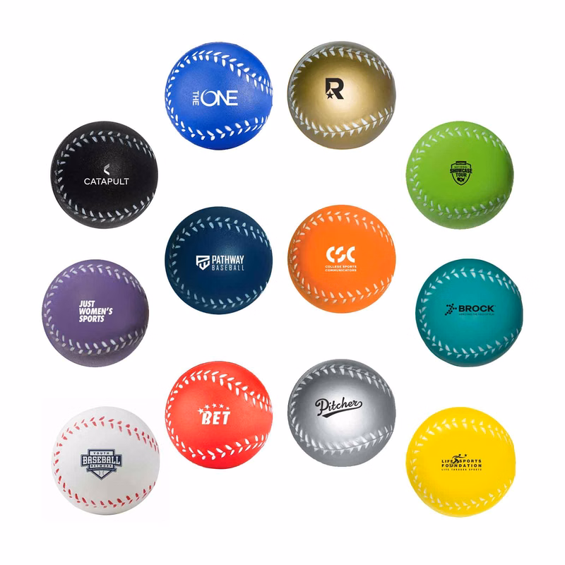 2 1/2" Baseball Stress Reliever