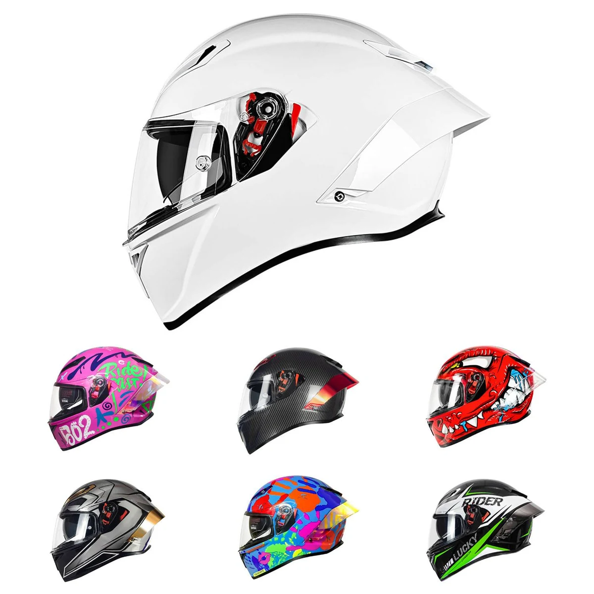 Custom Full Face Auto Racing Helmet 1