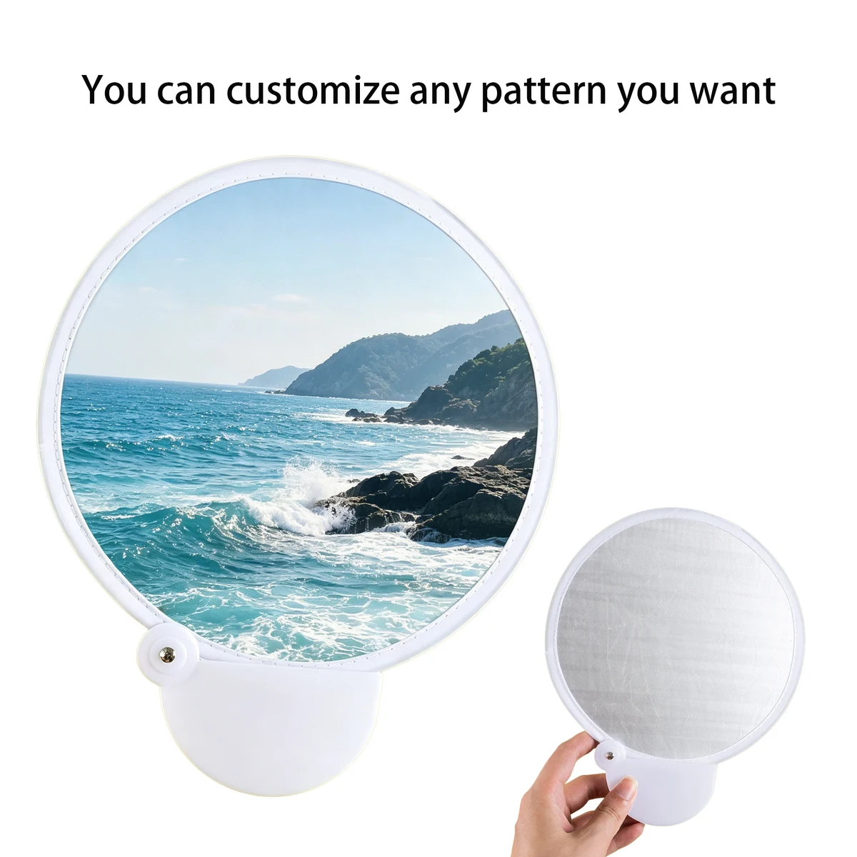 Mini Fold Custom Printed Hand Fan 1