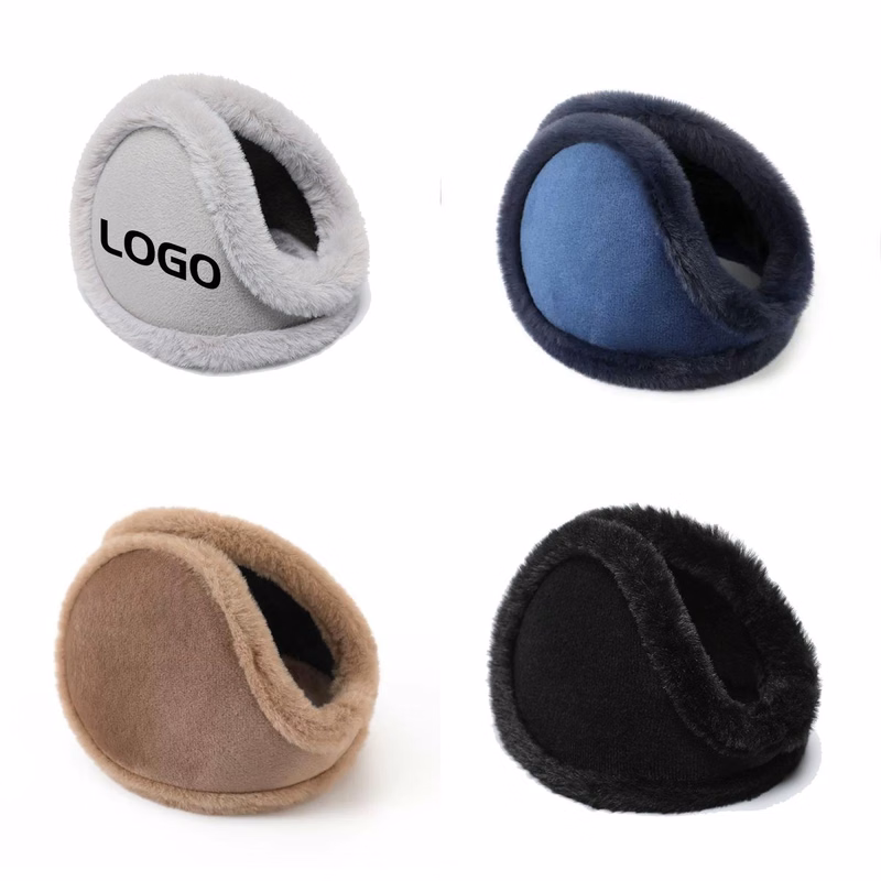 Winter Thickened Fleece Behind the Head Warm Earmuffs