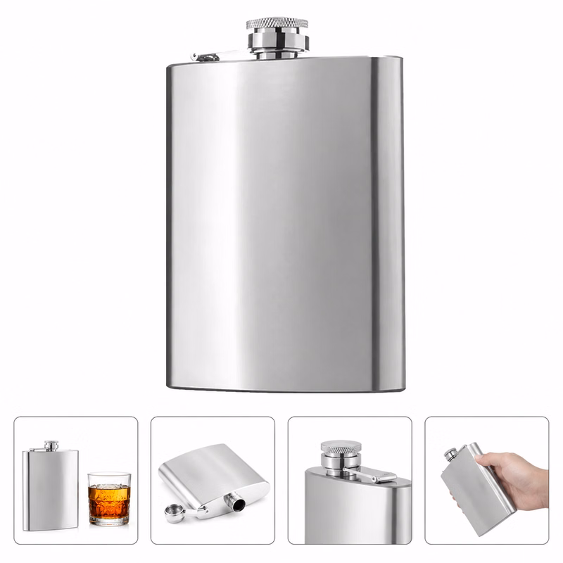 Travel 8oz Stainless Flask