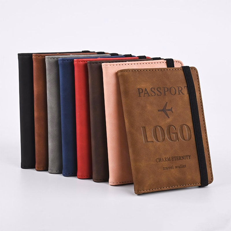 RFID Blocking Passport Bag with Wristlet Multi-slot