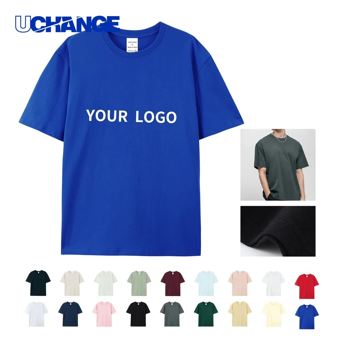 Unisex 100% Cotton Short-Sleeve Tee Shirt for Daily Wear 1