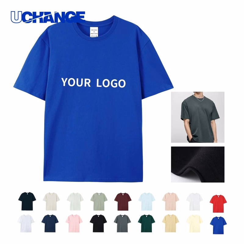 Unisex 100% Cotton Short-Sleeve Tee Shirt for Daily Wear