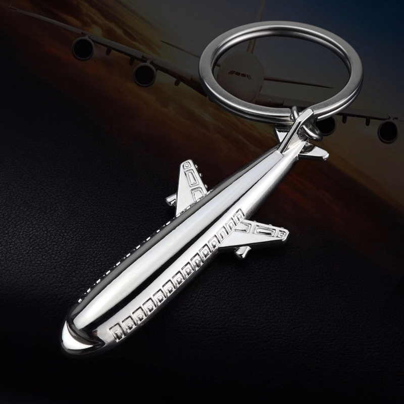 3D aircraft keychain