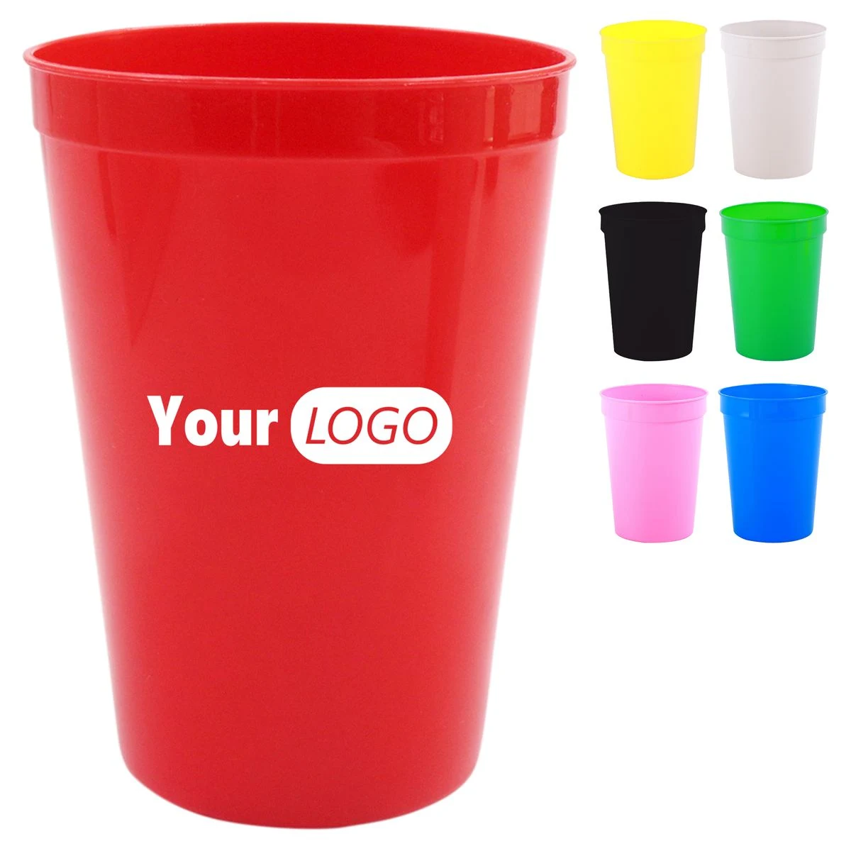 12Oz Plastic Sports Stadium Cup 1