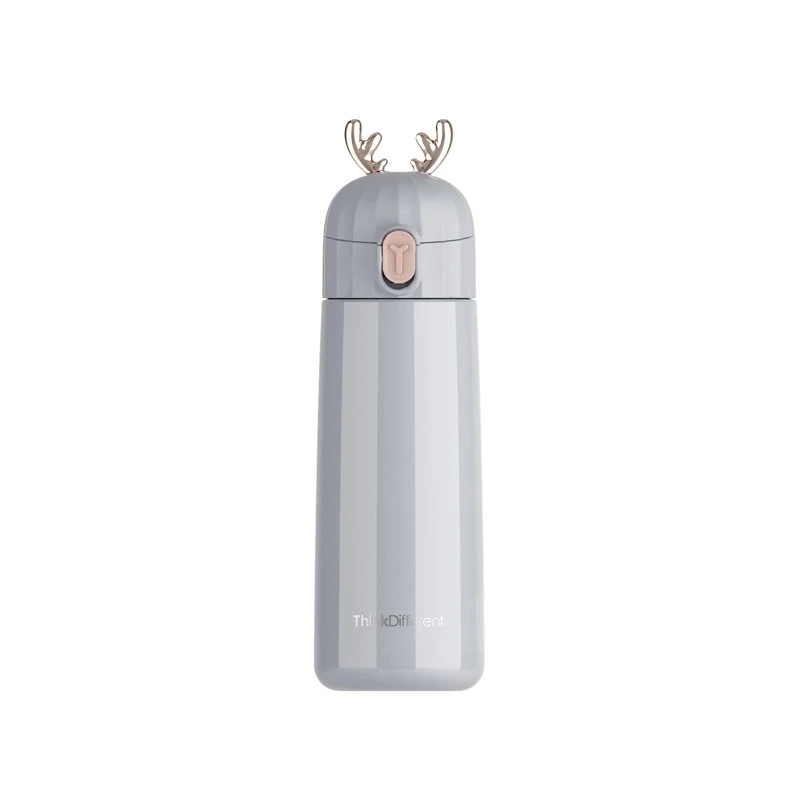 Antlers Stainless Steel Vacuum Insulated Water Bottle, custom water bottle with logo imprint 1