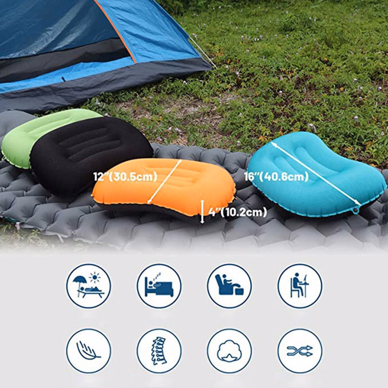 TPU Inflatable Backrest Neck Pillow