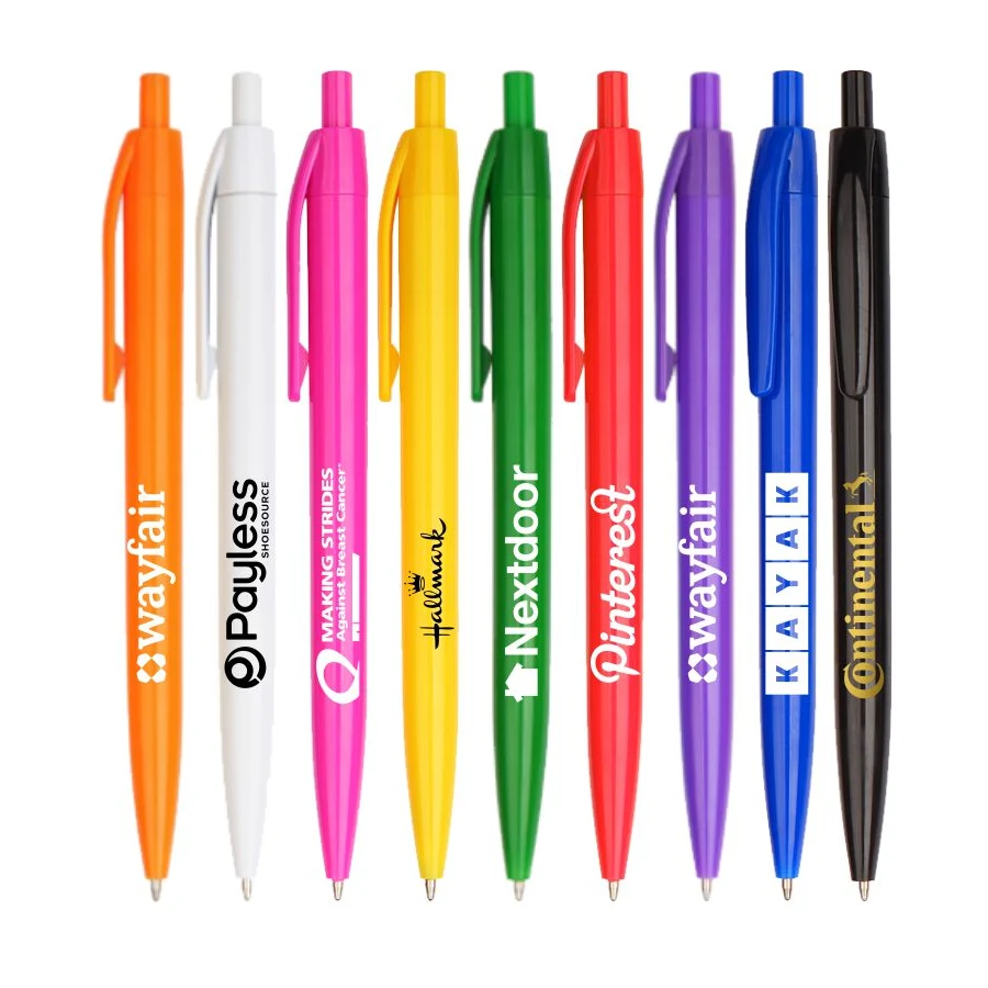 Lincoln Solid Colored Barrels Click Pen 1
