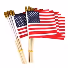 Durable Polyester American Flag Banner