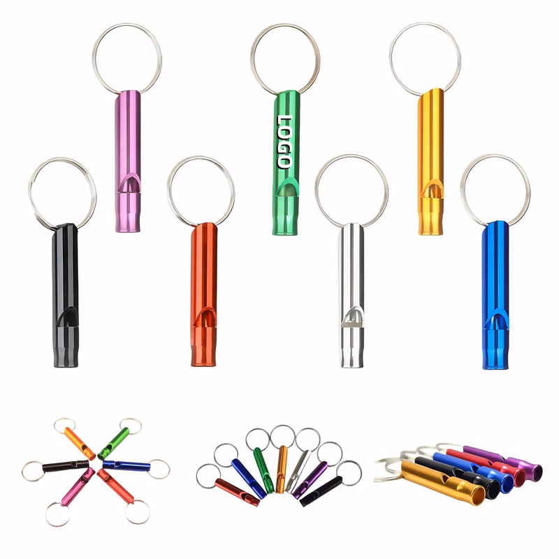 Aluminum Alloy Survival Keychain Whistle