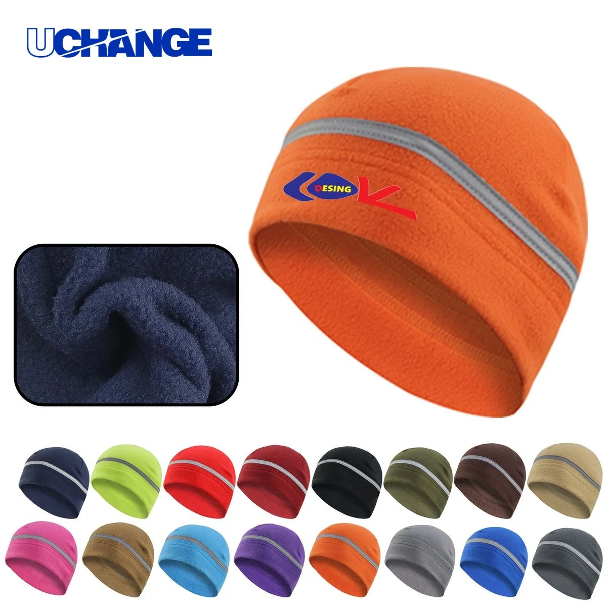 Polar Fleece Beanie Hat 1