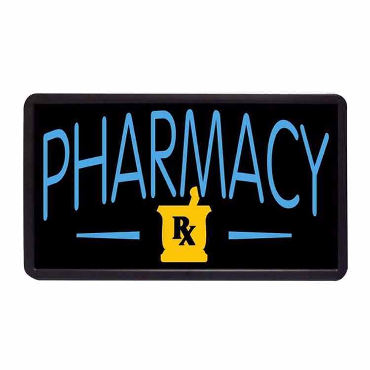 Pharmacy 13" x 24" Simulated Neon Sign