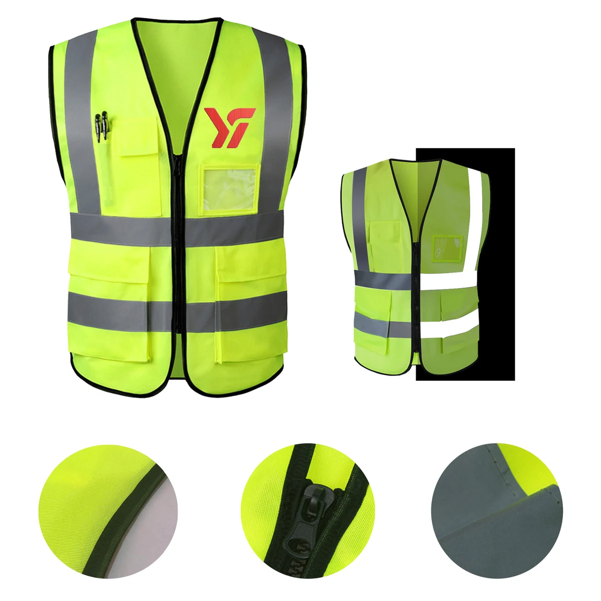 Polyester Safety Reflective Vest MOQ 50 1