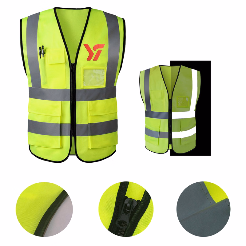 Polyester Safety Reflective Vest MOQ 50