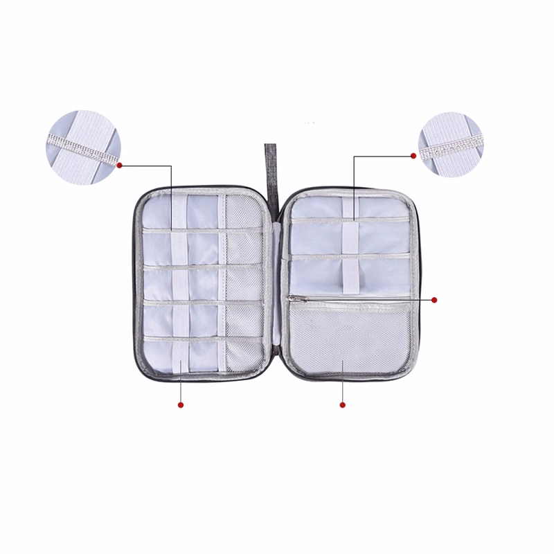 Travel Electronics Organizer Bag Storage Package
