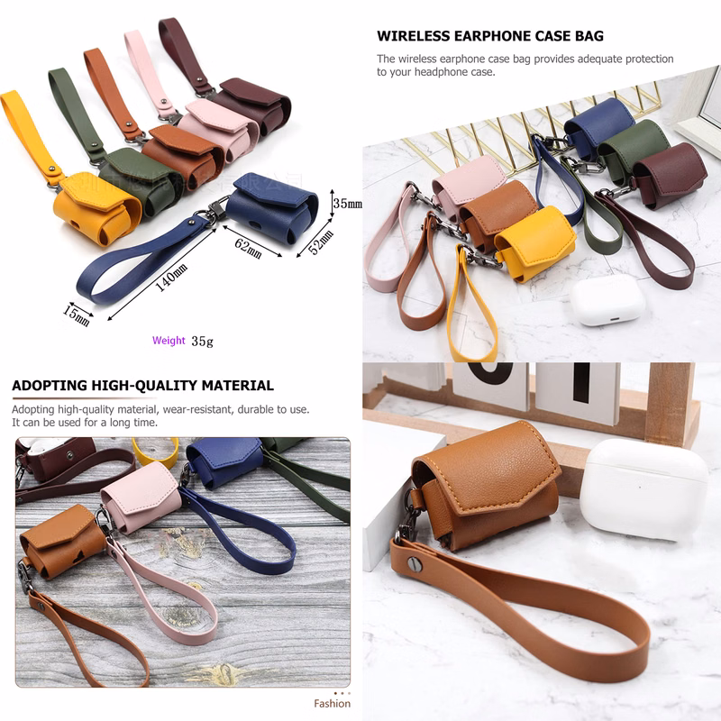 Leather Earphone Case