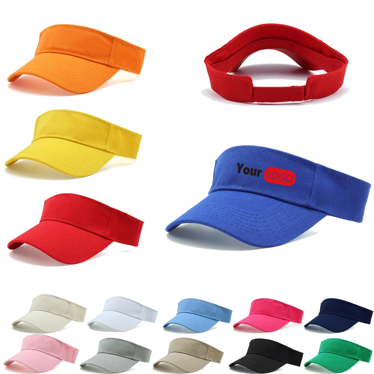 MOQ50 Premium Sports Cap No Peak Customized Logo 1