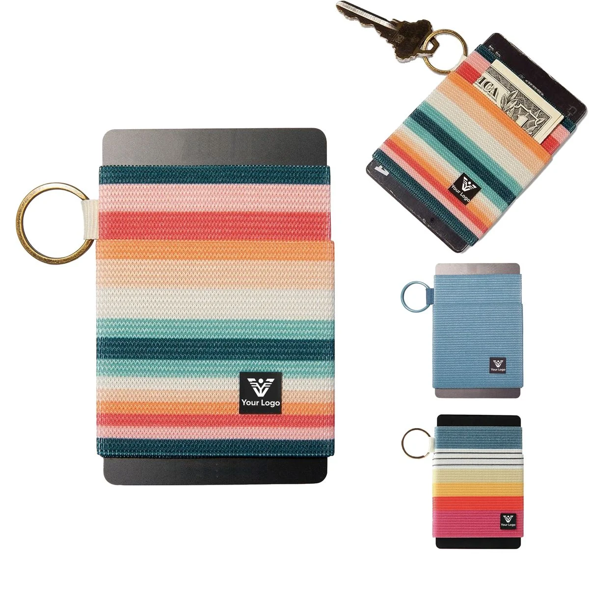 Sublimation Slim Minimalist Elastic Wallet 1