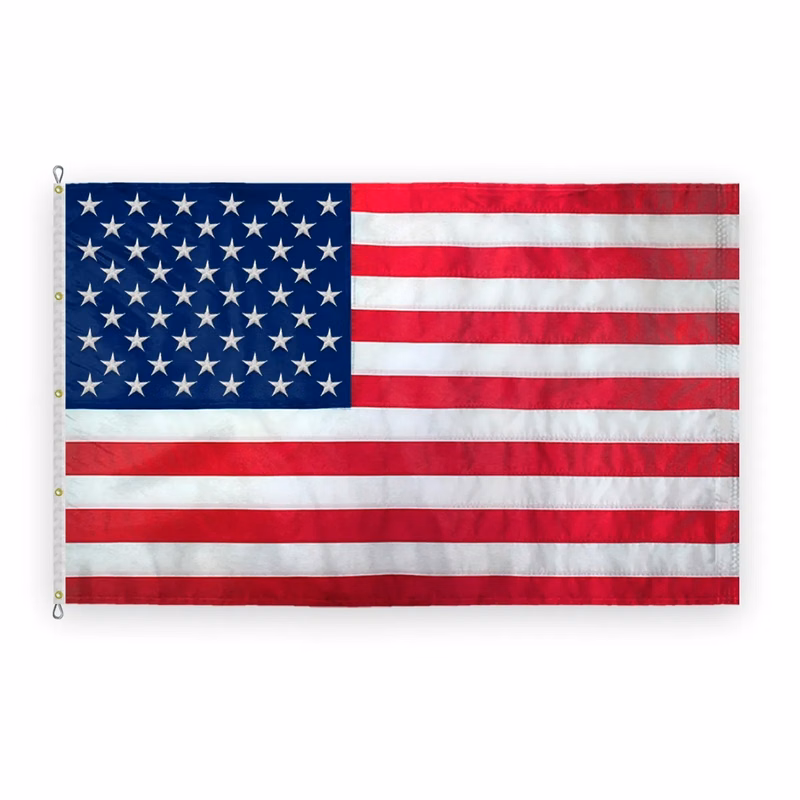 25'x40' USA Spun Polyester Embroidered Flag