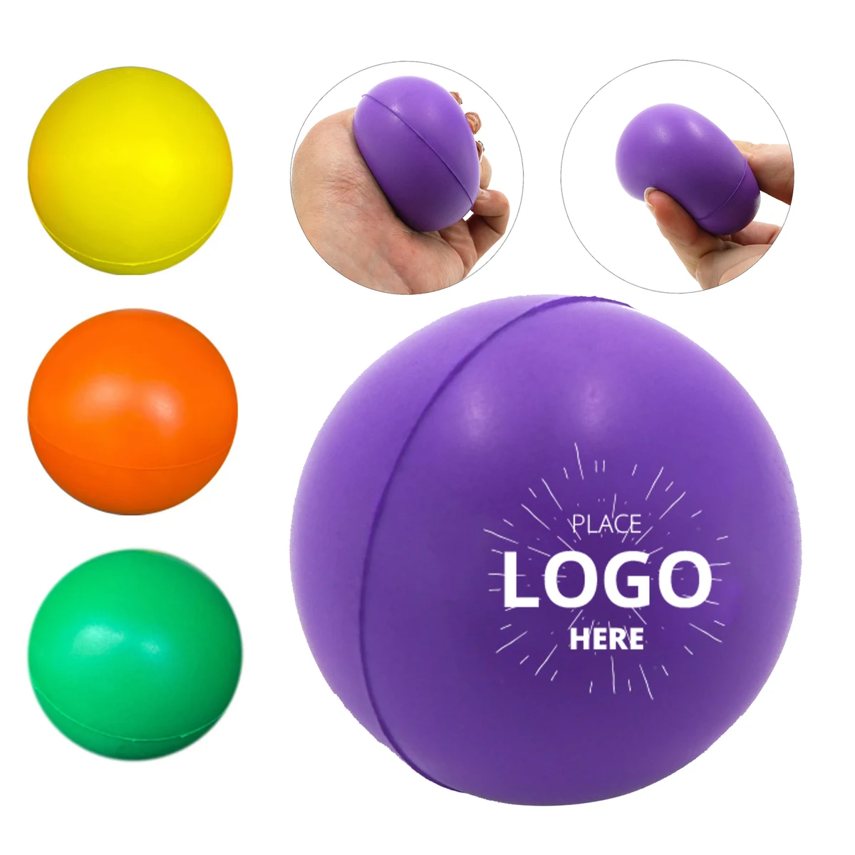 2.5 Inch Stress Ball for Hand Exercise and Relaxation 1