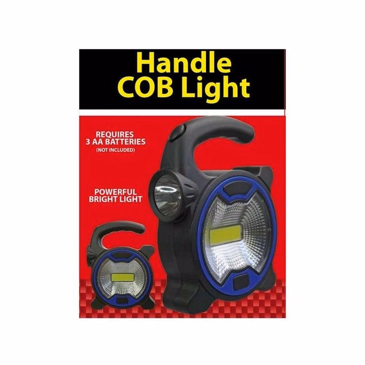 All-Purpose Work COB Lamps with Handle - Black
