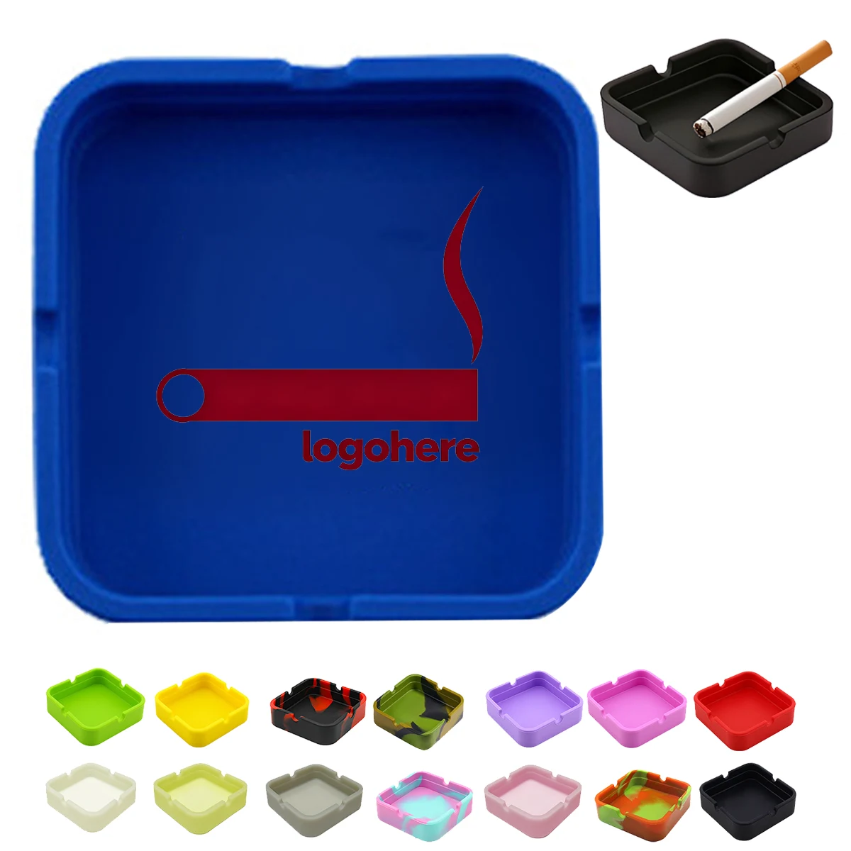 Heat Resistant Silicone Ashtray 1
