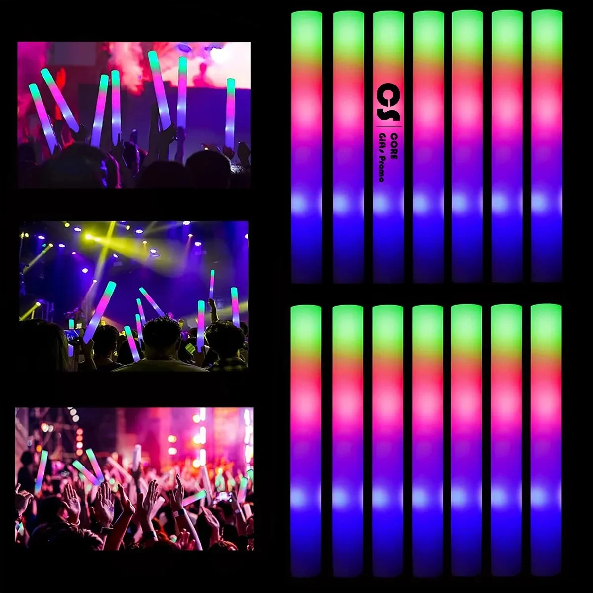 19 Inches Foam Glow Sticks 1