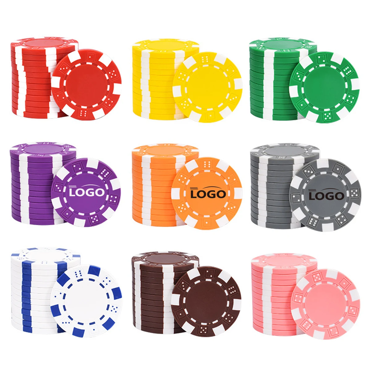 MOQ100 Poker Chip Ball Marker 1