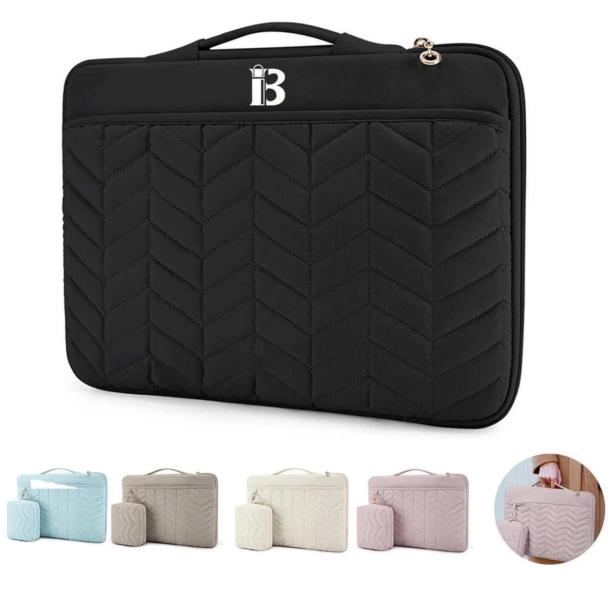 15.6 Inch Nylon Laptop Carrying Case w/ Pouch 1