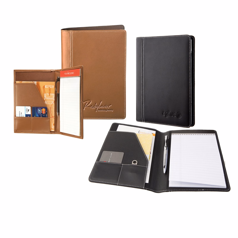 Concord Black Leather Junior Padfolio