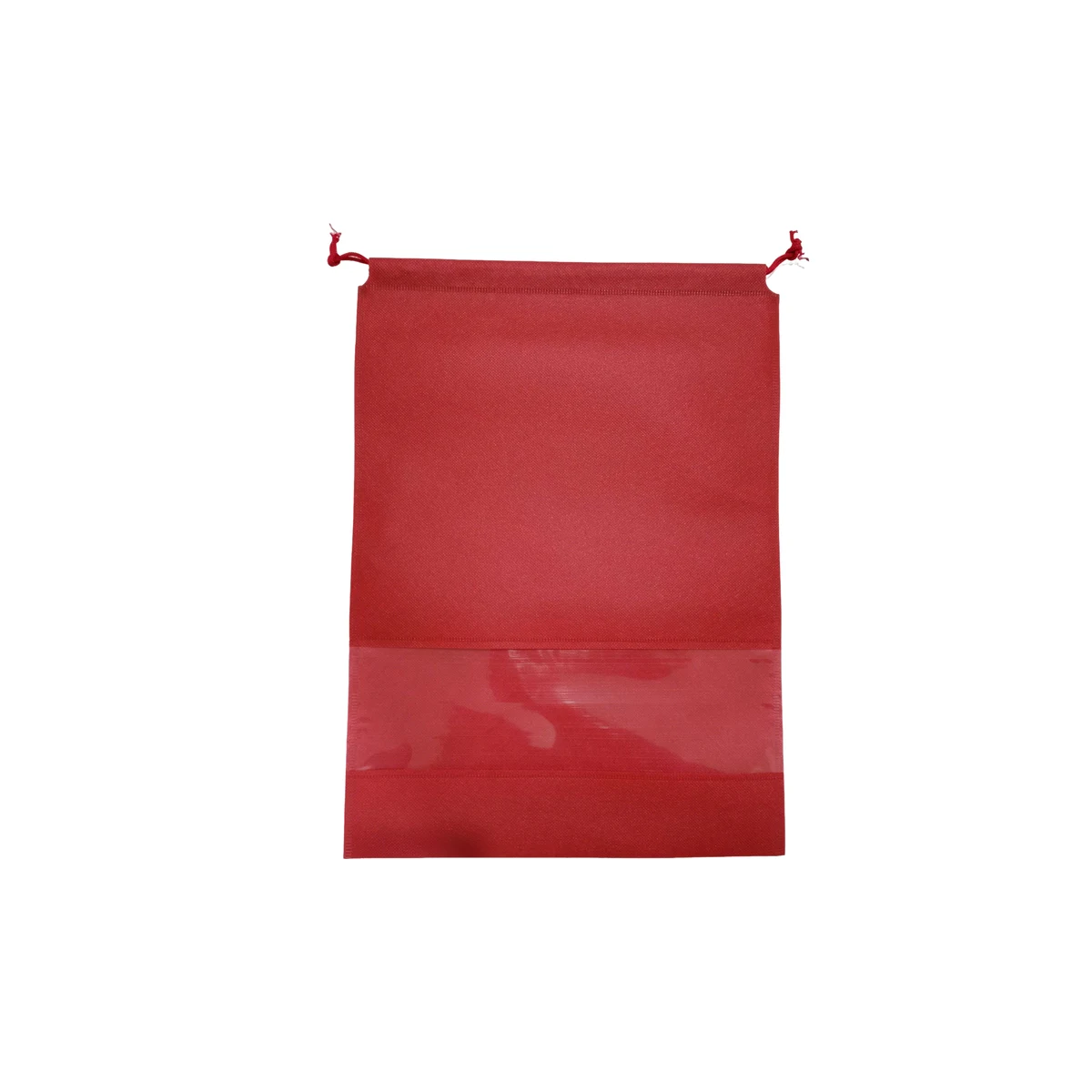 Non Woven Drawstring Footwear Pouch With Window 1