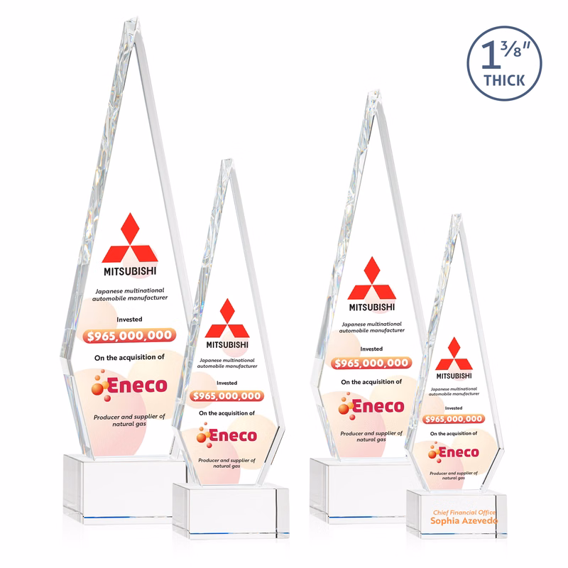 Springfield VividPrint™ Award on Hancock Base - Clear