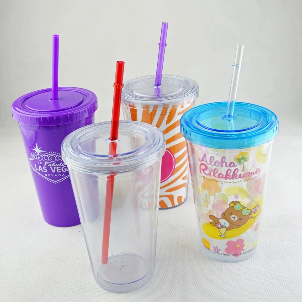 16 oz Plastic Double Wall Gift Tumbler 1