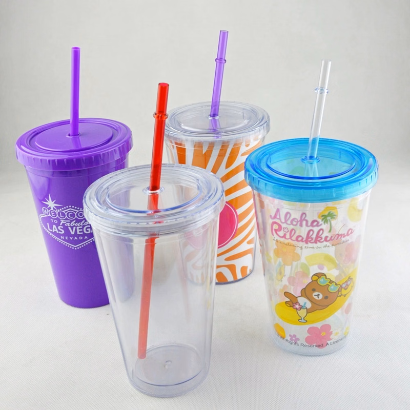 16 oz Plastic Double Wall Gift Tumbler