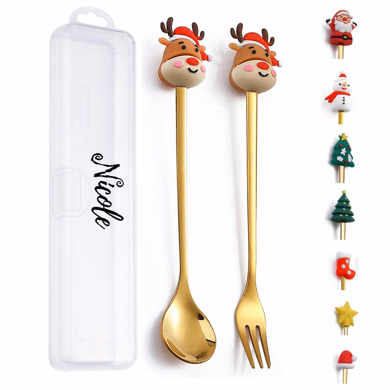 Spoons and Forks Set for Christmas