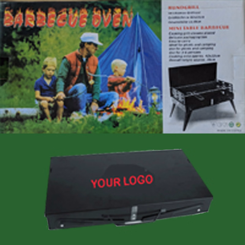 Porcelain Enamel Finished Steel BBQ Grill