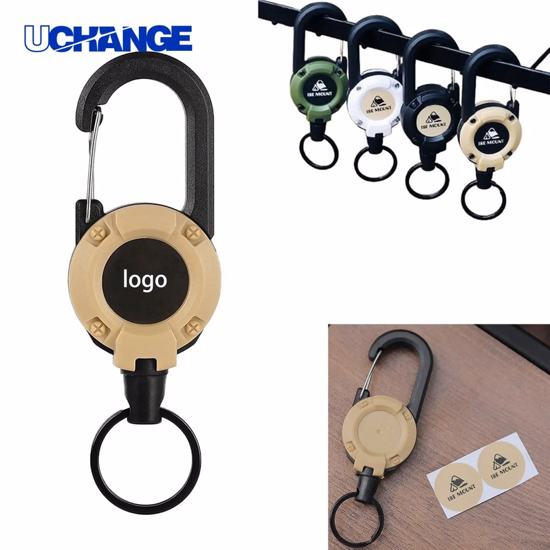 Tactical Metal Lanyard with Drawstring for Keys & Outdoor Gear