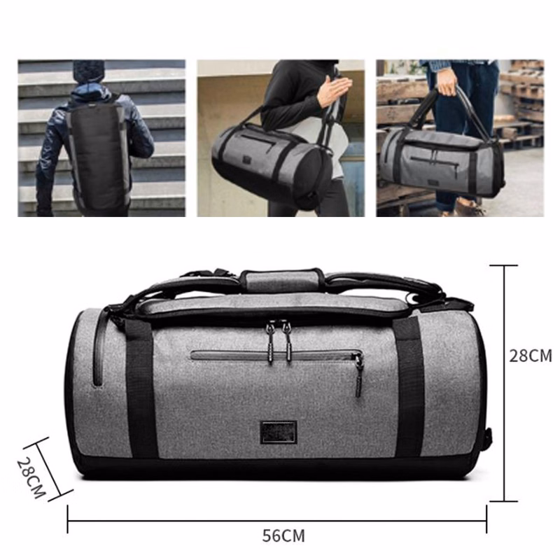 Sports Gym Bag For Men With Shoes Compartment&Wet Pocket