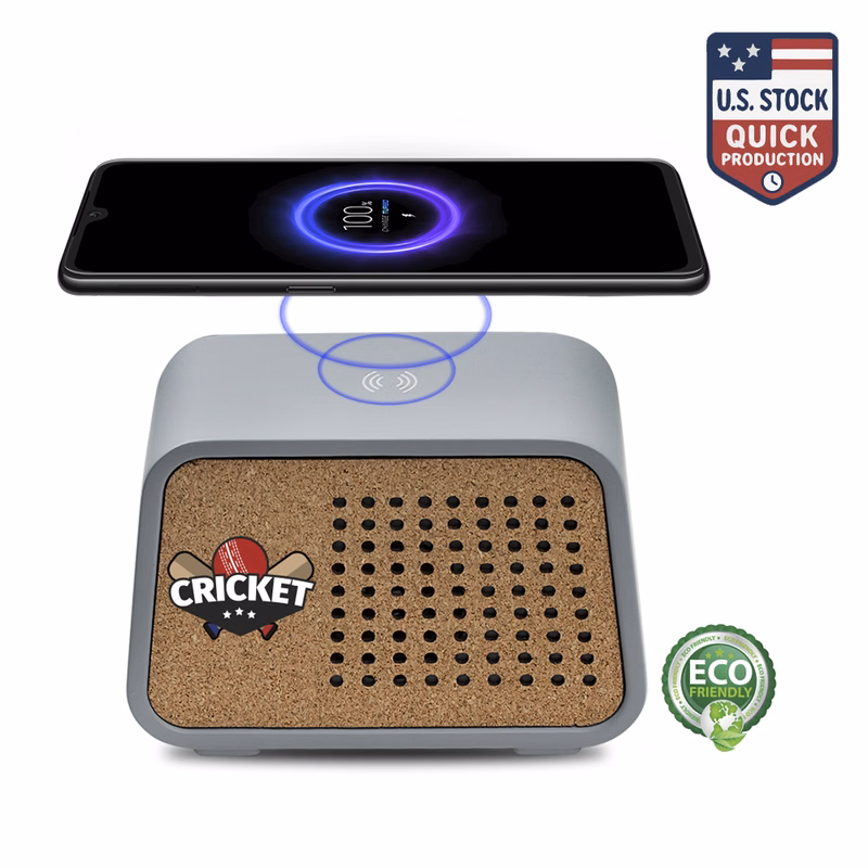 EchoPower Eco-Friendly Speaker and Wireless Charger