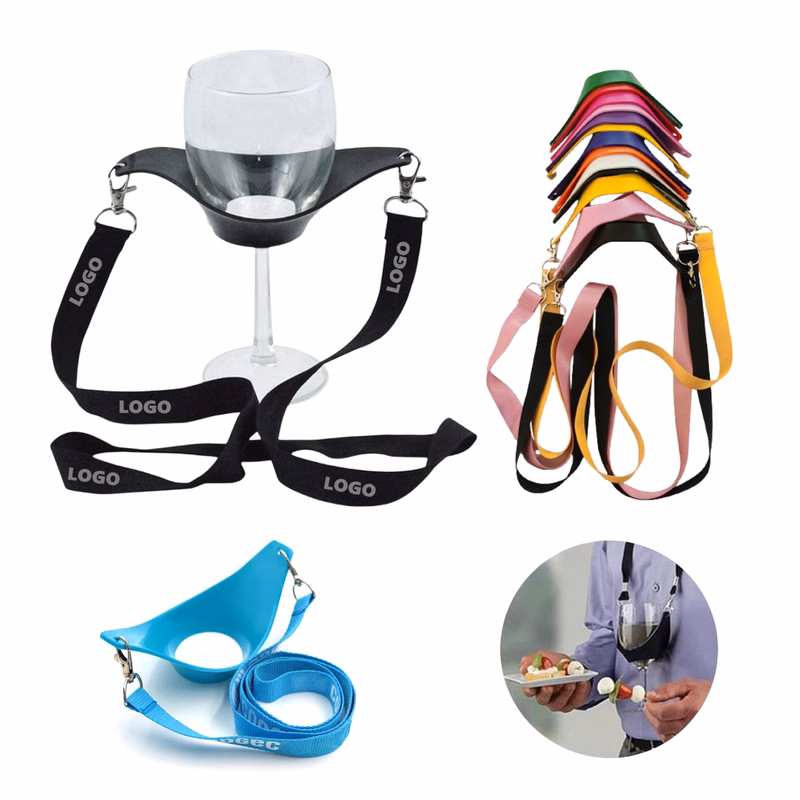 Kettle Wine Glass Holder With Lanyard
