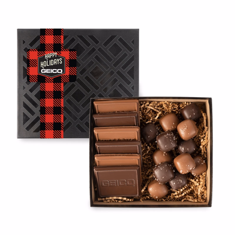 Cookie Gift Box with Sea Salt Caramels