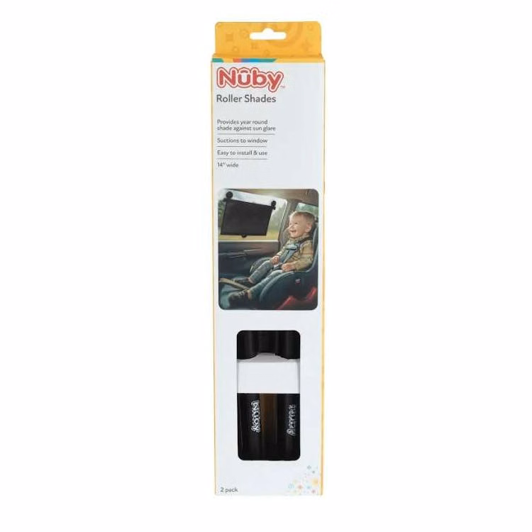 Nuby Roller Shades - 14" Wide 2 Pack