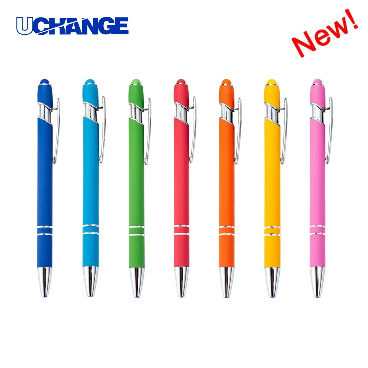 Metal Press Aluminum Rod Ballpoint Pen 1