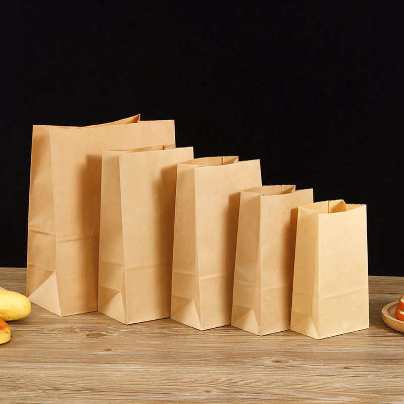 Takeout kraft bags