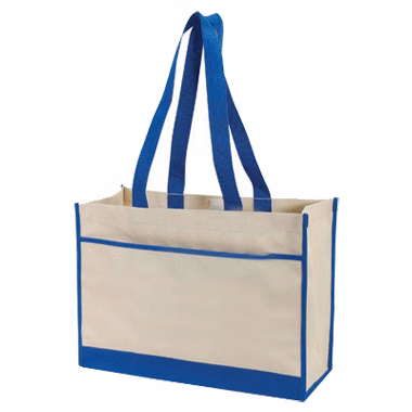 600D Polyester Two-tone Tote bag
